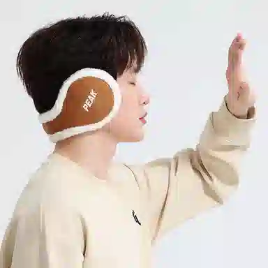 匹克 流苏保暖毛绒护耳韩系 涤纶 绒线围巾 男女同款情侣款