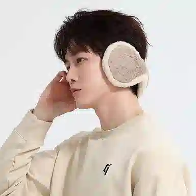 匹克 舒温和暖冬季保暖毛绒韩系 耳罩两件套 聚酯纤维 绒线围巾 男女同款情侣款