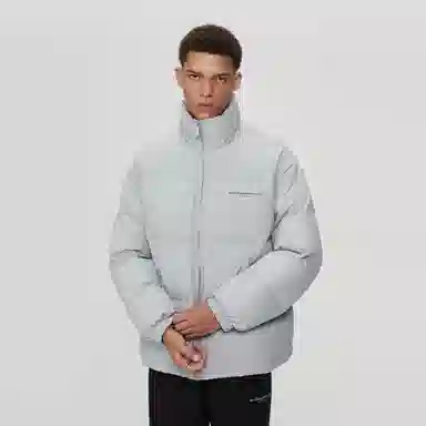 Atry Letter Slogan Series Woven Down Jacket