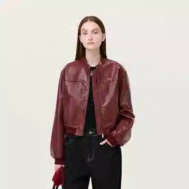 Atry Short Leather Jacket