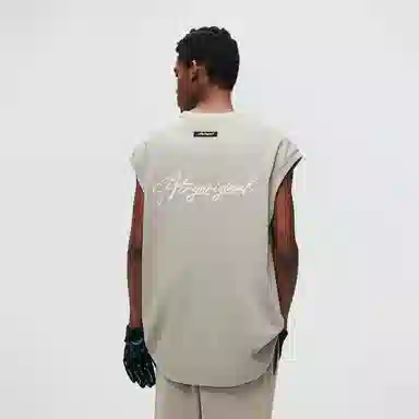 Atry Logo Embroidered Sleeveless Tee
