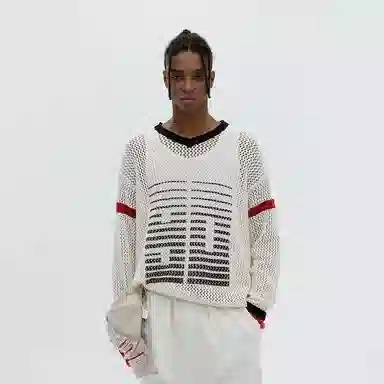 Atry V-Neck Knit Sweater