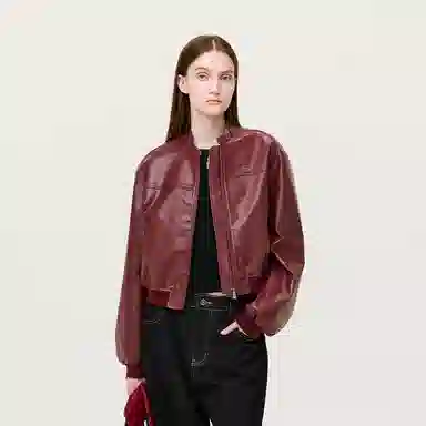Atry Short Leather Jacket