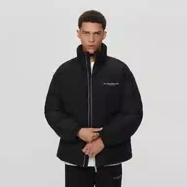 Atry Letter Slogan Series Woven Down Jacket