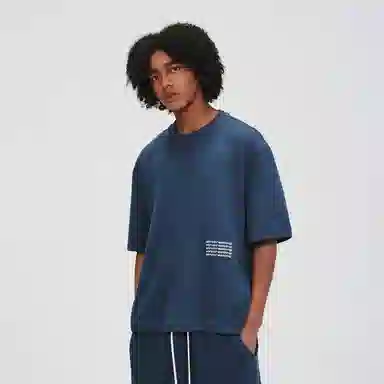 Atry Waffle Embroidered Tee