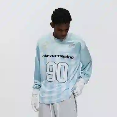 Atry Classic 90 Blokecore Football Jersey Long Sleeve Blue