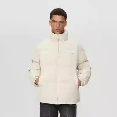 Atry Letter Slogan Series Woven Down Jacket