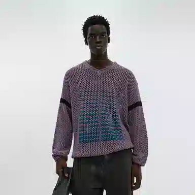 Atry V-Neck Knit Sweater