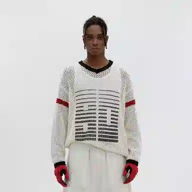 Atry V-Neck Knit Sweater