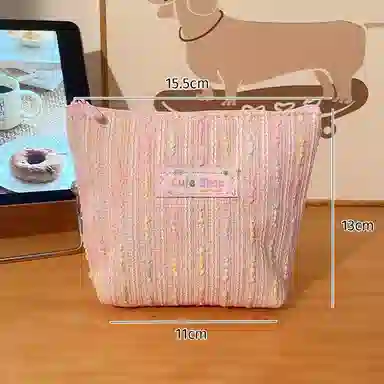 米甜兔 小化妆包便携外出大容量收纳包轻便款可爱旅行迷你洗漱包