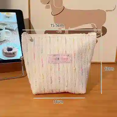 米甜兔 小化妆包便携外出大容量收纳包轻便款可爱旅行迷你洗漱包