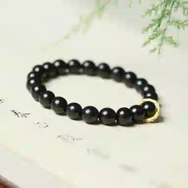 仙友 国风新中式 过香佑福 复古国潮轻奢转运招财佛珠念珠 黑檀 手串 男女同款情侣款