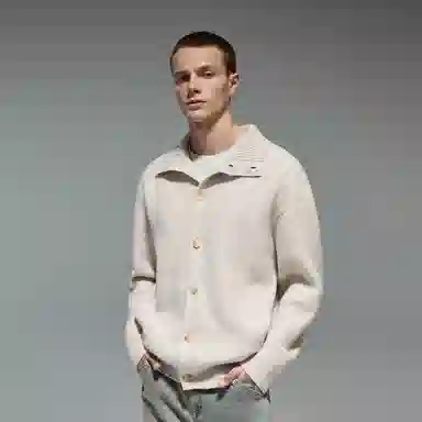 CHINISM Classic Stand Collar Cardigan