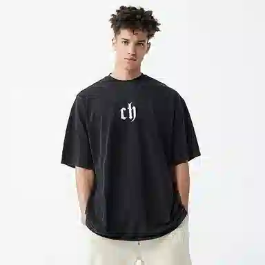 CHINISM Basic Black Tee