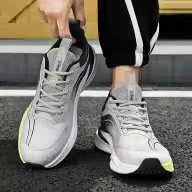 雅鹿 超轻减震软底运动跑鞋青少年竞速 低帮 跑步鞋 男女同款