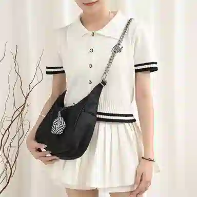 GUYI lululemonpleated shoulder bag