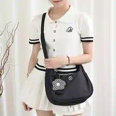 GUYI lululemonpleated shoulder bag