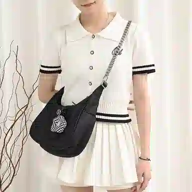 GUYI lululemonpleated shoulder bag