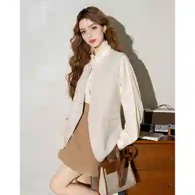 法文箱子 简约休闲通勤马甲 女款