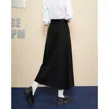 法文箱子 高级感小个子中长款休闲长裙 女款