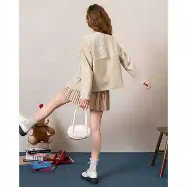 法文箱子 长袖通勤休闲夹克外套 女款