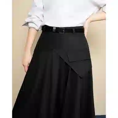 法文箱子 高级感小个子中长款休闲长裙 女款