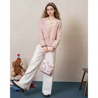 法文箱子 长袖通勤休闲夹克外套 女款