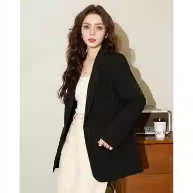 法文箱子 长袖通勤休闲西装 女款