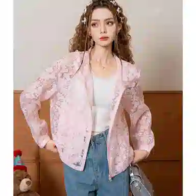 法文箱子 夏季女式开衫截短外套 女款