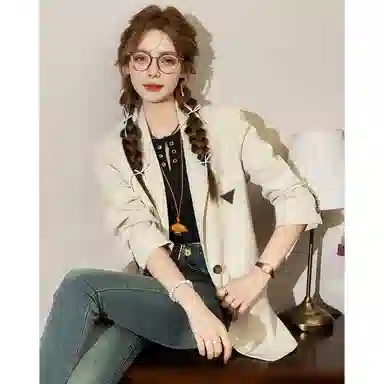 法文箱子 高级感小个子中长款西装 女款