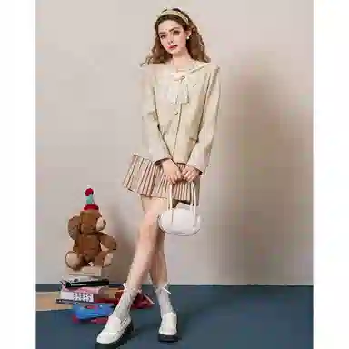 法文箱子 长袖通勤休闲夹克外套 女款