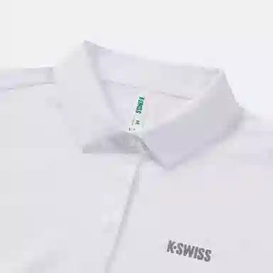 KSWISS logoPolo 101-K02C-WHT1
