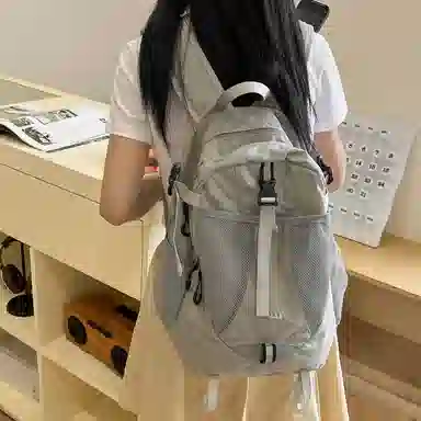 醇龙  轻便机能徒步休闲登山学生运动出游骑行 书包双肩包 尼龙 男女同款情侣款 多色