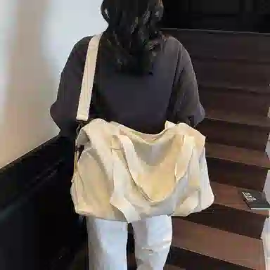 醇龙 时尚轻便大容量手提出差行李包短途旅游衣物收纳包 尼龙 旅行包 男女同款情侣款 多色