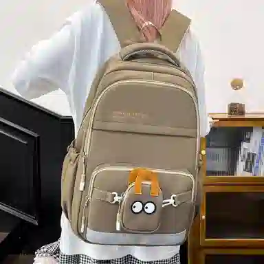 醇龙 学院风简约百搭电脑背包 尼龙 双肩包 常规 男女同款情侣款 多色