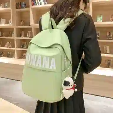 醇龙 日系大容量韩版原宿简约 双肩包 尼龙 男女通用 多色