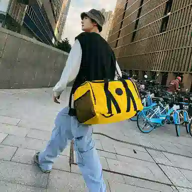 醇龙 大容量多功能干湿分离 牛津布 旅行包 男女同款情侣款 黑/红/灰/白/青绿/粉/黄/紫