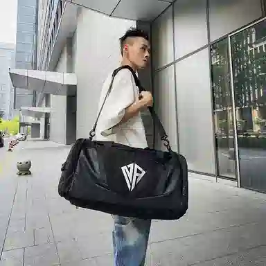 醇龙 干湿分离 多功能 简约时尚 牛津布 旅行包 常规 男女同款情侣款 黑/灰