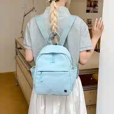 醇龙 时尚简约轻便百搭旅行背包旅游 尼龙 双肩包 常规 男女同款情侣款 多色