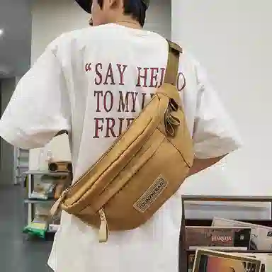 醇龙  大容量休闲运动工装旅游 尼龙 胸包 男女同款情侣款 多色