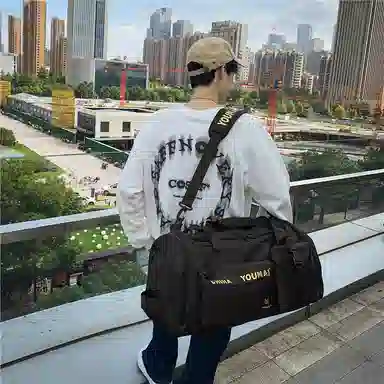 醇龙 大容量  多功能 干湿分离 尼龙 旅行包 男女同款情侣款 多色