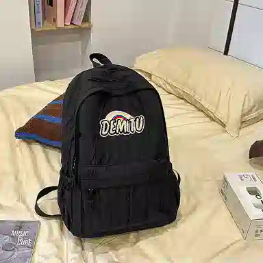 醇龙 高颜值简约轻便百搭 尼龙 双肩包 常规 男女同款情侣款 多色