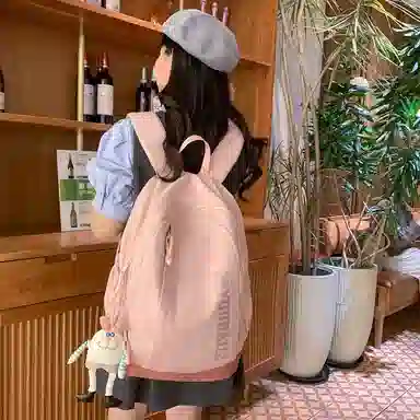 醇龙  尼龙春游小背包外出旅游学生补课双肩包 男女通用 多色