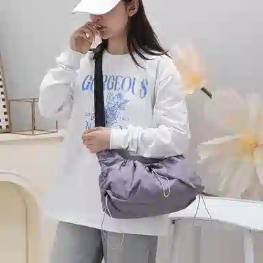 醇龙 时尚百搭外出通勤休闲高颜值斜挎包 尼龙 单肩包 女款 多色