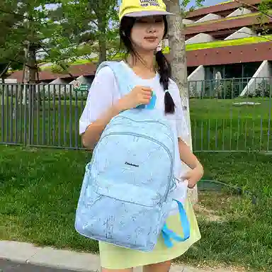 醇龙 国风简约大容量 尼龙 双肩包 常规 男女同款情侣款 多色