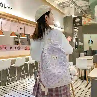 醇龙 高颜值小众设计小清新时尚 尼龙 双肩包 女款 多色