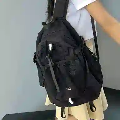 醇龙  轻便机能徒步休闲登山学生运动出游骑行 书包双肩包 尼龙 男女同款情侣款 多色