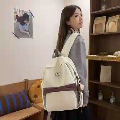 醇龙 简约百搭 尼龙 双肩包 女款 多色