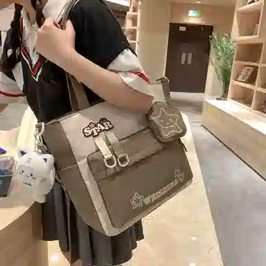 醇龙 学生补习上课大容量 单肩包斜挎包 尼龙 男女通用 多色