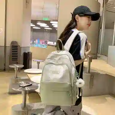 醇龙  休闲简约小众扎染大容量    双肩包  女款